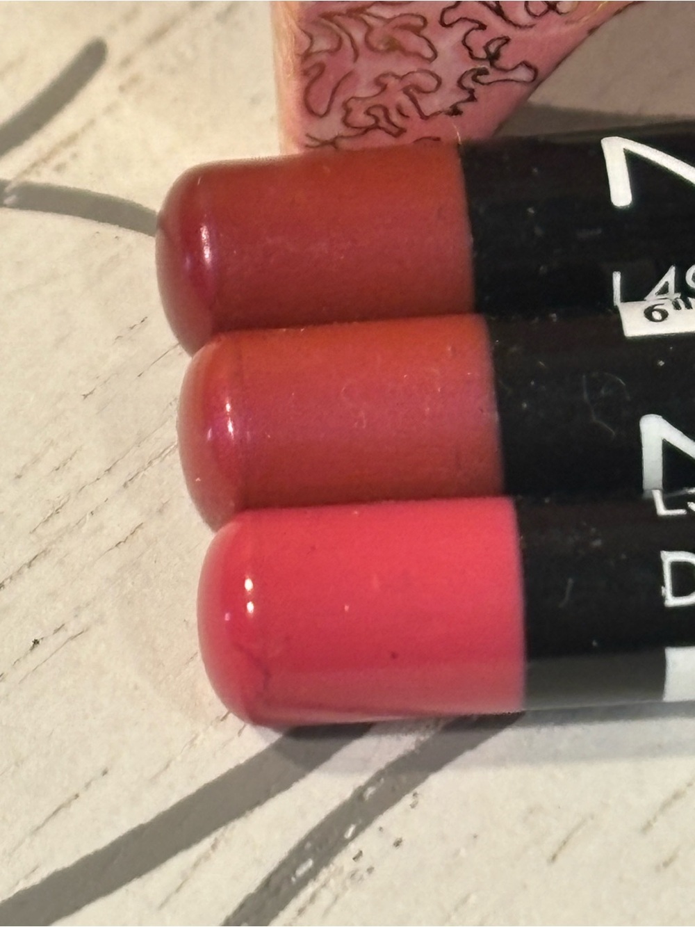 Nabi Lip Liner Trio — Hot Pink, Bright Pink, Shining Red - Picture 2 of 6